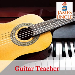 Guitar teacher Mr. Biswarup Kahar in Suri